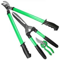 Kit 3 Tesouras Poda Jardim Cerca Viva Jardinagem TCUT3 Trato