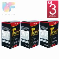 kit 3 TESTO STRONGER 60 cápsulas Viva Bem - aumenta energia e vigor físico - rico em Cafeína