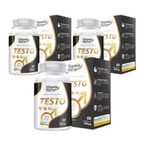 Kit 3 Testo Vitamin Nutry ZMA + Boro 60 Cápsulas