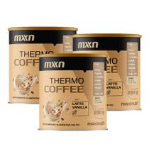 Kit 3 Theermo Coffee Vanila Latte 230g Maxinutri