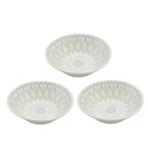 Kit 3 Tigelas Conic Decorada 500ml Petisco Salada Caldo