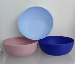Kit 3 Tijelas Bowl Multiuso Linha Colours - Helsim