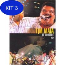 Kit 3 Tim Maia In Concert - Dvd Mpb - Sony