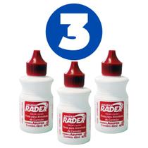 Kit 3 Tinta Almofada Carimbo Alto Rendimento Vermelha 40ml Kit 3 Tinta Almofada Carimbo Alto Rendimento Vermelha 40ml