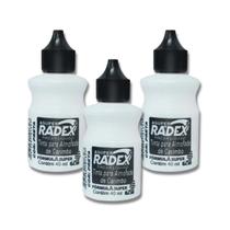 Kit 3 Tinta Almofada para Carimbo Preta Alto Rendimento 40ml