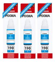 Kit 3 Tinta Canon Ciano Gl-190 G3111 G4111 G4110 Gl190
