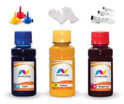 Kit 3 Tinta Compatível Para Brother MFC-J5845 LC-3039 CMYK 100ml