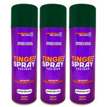 Kit 3 Tinta de Tecidos Roupas Estofados Carpetes Tingespray Tecidos 300ml