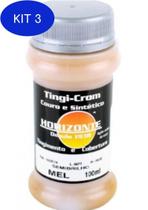 Kit 3 Tinta Horizonte - 100 Ml - Cor: Mel - Semi Brilho