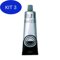 Kit 3 Tinta Keune Semi Color 60Ml - Cor 6 - Louro Escuro