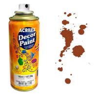 Kit 3 Tinta Spray Decor Paint 150ml Pintura Decorativa Cobre - 534 Acrilex