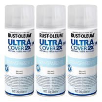 Kit 3 Tinta Spray Uc Multiuso Transparente - Escolha O Acabamento Kit 3 Tinta Spray Uc Multiuso Transparente - Escolha O Acabamento