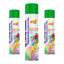 Kit 3 Tinta Spray Verde Bandeira Mundial Prime 400ML Kit 3 Tinta Spray Verde Bandeira Mundial Prime 400ML