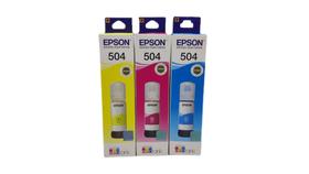 Kit 3 tintas color epson 504 l4150 l4160 l 6161 l6171 l6191 Kit 3 tintas color epson 504 l4150 l4160 l 6161 l6171 l6191