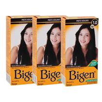 Kit 3 Tintas Tintura Coloração Em Pó Bigen - Selecione A Cor