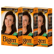 Kit 3 Tintas Tintura Coloração Em Pó Bigen - Selecione A Cor Kit 3 Tintas Tintura Coloração Em Pó Bigen - Selecione A Cor