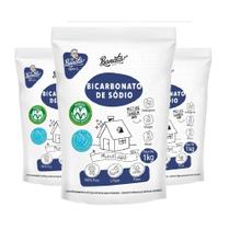 Kit 3 Tio bonato bicarbonato de sódio 100% Puro multiuso 1kg