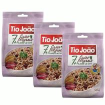 Kit 3 Tio João 7 Grãos Integrais + Passas De Uva - 500g
