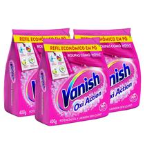 Kit 3 Tira Manchas em Pó Oxi Action De Lavagem 400g Atacado