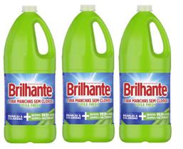 Kit 3 Tira Manchas Líquido Utile Fresh Brilhante 2 Litros