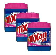 kit 3 Tira Manchas Roupas Brancas Coloridas Tixan Ypê 420g kit 3 Tira Manchas Roupas Brancas Coloridas Tixan Ypê 420g