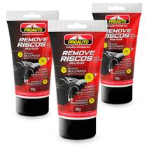 Kit 3 Tira Riscos Acabamento Transparente Proauto Fácil 150g