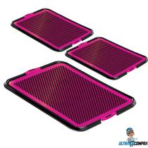 Kit 3 Toaletes Sanitário Ultracompra Pipi Dog Rosa Kit 3 Toaletes Sanitário Ultracompra Pipi Dog Rosa