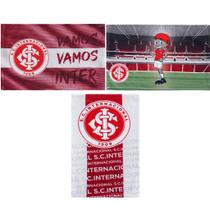 Kit 3 Toalha de Lavabo Lancheira Inter 27x47cm