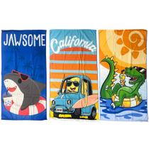 Kit 3 Toalha Lancheira Infantil Playtime 30x50cm Kit 3 Toalha Lancheira Infantil Playtime 30x50cm