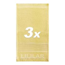 Kit 3 Toalha Social Bordar Escolar 23 x 36cm toalhinha de mão