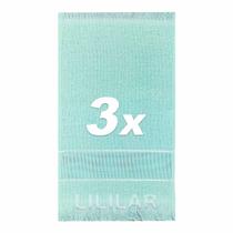 Kit 3 Toalha Social Bordar Escolar 23 x 36cm toalhinha de mão Kit 3 Toalha Social Bordar Escolar 23 x 36cm toalhinha de mão