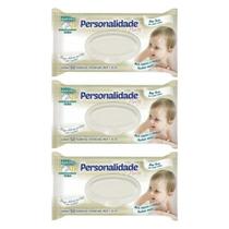 Kit 3 Toalha Umedecida De 50 Unidades- Personalidade