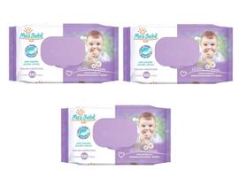 Kit 3 Toalha Umedecida Meu Bebê Soft 100 Un - Hygieline