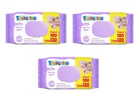 Kit 3 Toalha Umedecida Tropolino 120 Un- Hygieline