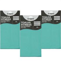 Kit 3 Toalhas Academia Treino Fitness exercício funcional Microfibra