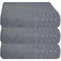 Kit 3 Toalhas Banhão 100% Algodão 90x150 Cm Teka Comfort
