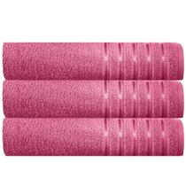 Kit 3 Toalhas Banhão 100% Algodão 90x150 Cm Teka Comfort