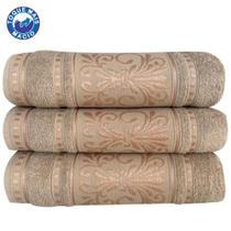 Kit 3 Toalhas Banhão Vicenza Algodão Fio Penteado Kit 3 Toalhas Banhão Vicenza Algodão Fio Penteado