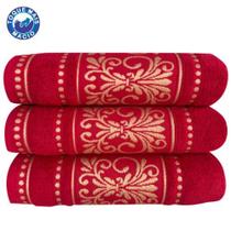 Kit 3 Toalhas Banhão Vicenza Algodão Fio Penteado Kit 3 Toalhas Banhão Vicenza Algodão Fio Penteado