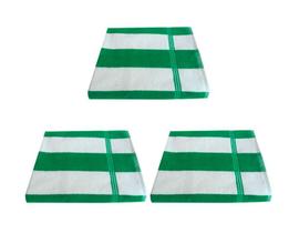 Kit 3 Toalhas Banho Para Praia Piscina - Verde - Lufamar Kit 3 Toalhas Banho Para Praia Piscina - Verde - Lufamar