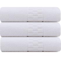 Kit 3 Toalhas Banho Profissional para Salão de Beleza SPA Hotel Academia 75x140cm Teka - Emcompre