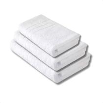 Kit 3 Toalhas Banho Rosto Piso Grande Macia Grossas Luxo