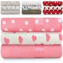 Kit 3 Toalhas de Banho 100% Algodão Prisma Dohler