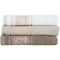 Kit 3 Toalhas De Banho Algodão Absorção Rápida Macia Kit 3 Toalhas De Banho Algodão Absorção Rápida Macia