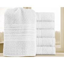 Kit 3 Toalhas De Banho Branco Teka Escala 280 gramas por metro Algodão Kit 3 Toalhas De Banho Branco Teka Escala 280 gramas por metro Algodão