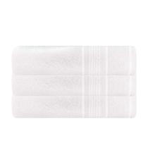 Kit 3 Toalhas De Banho Extra Macia Algodão 130x68 Appel Cor:Branco Kit 3 Toalhas De Banho Extra Macia Algodão 130x68 Appel Cor:Branco