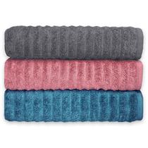 Kit 3 Toalhas De Banho Gramatura 500 Jogo De Toalha Banhão Kit 3 Toalhas De Banho Gramatura 500 Jogo De Toalha Banhão
