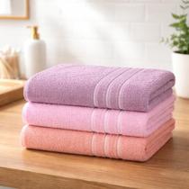 Kit 3 Toalhas De Banho Teka Escala 280 gm² 100 Algodão Kit 3 Toalhas De Banho Teka Escala 280 gm² 100 Algodão