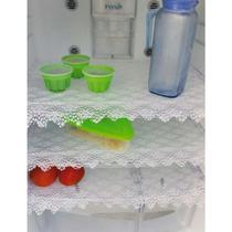 Kit 3 Toalhas de Geladeira Renda Kit 3 Toalhas de Geladeira Renda