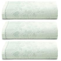kit 3 Toalhas de Lavabo Mãos Döhler Romance 100% Algodão Aveludada 30x45 cm - kit 3 Toalhas de Lavabo Mãos Döhler Romance 100% Algodão Aveludada 30x45 cm -